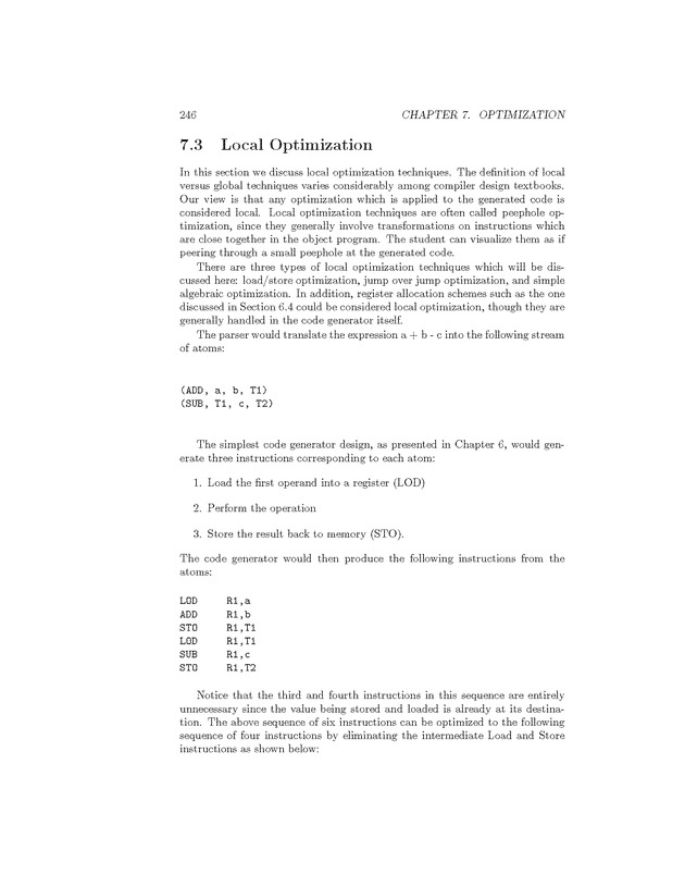 Compiler Design: Theory, Tools, and Examples - Page 246